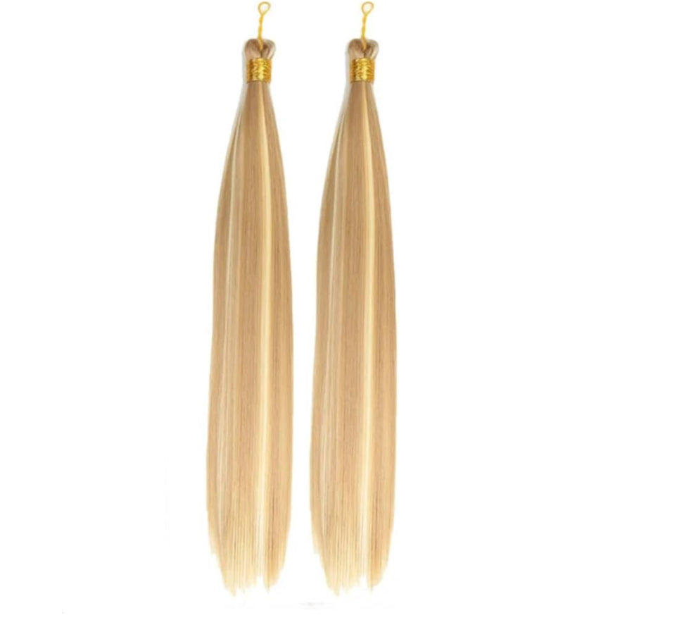 Boho Straight Silky Synthetic Hair – High-Quality Braiding Extensions
