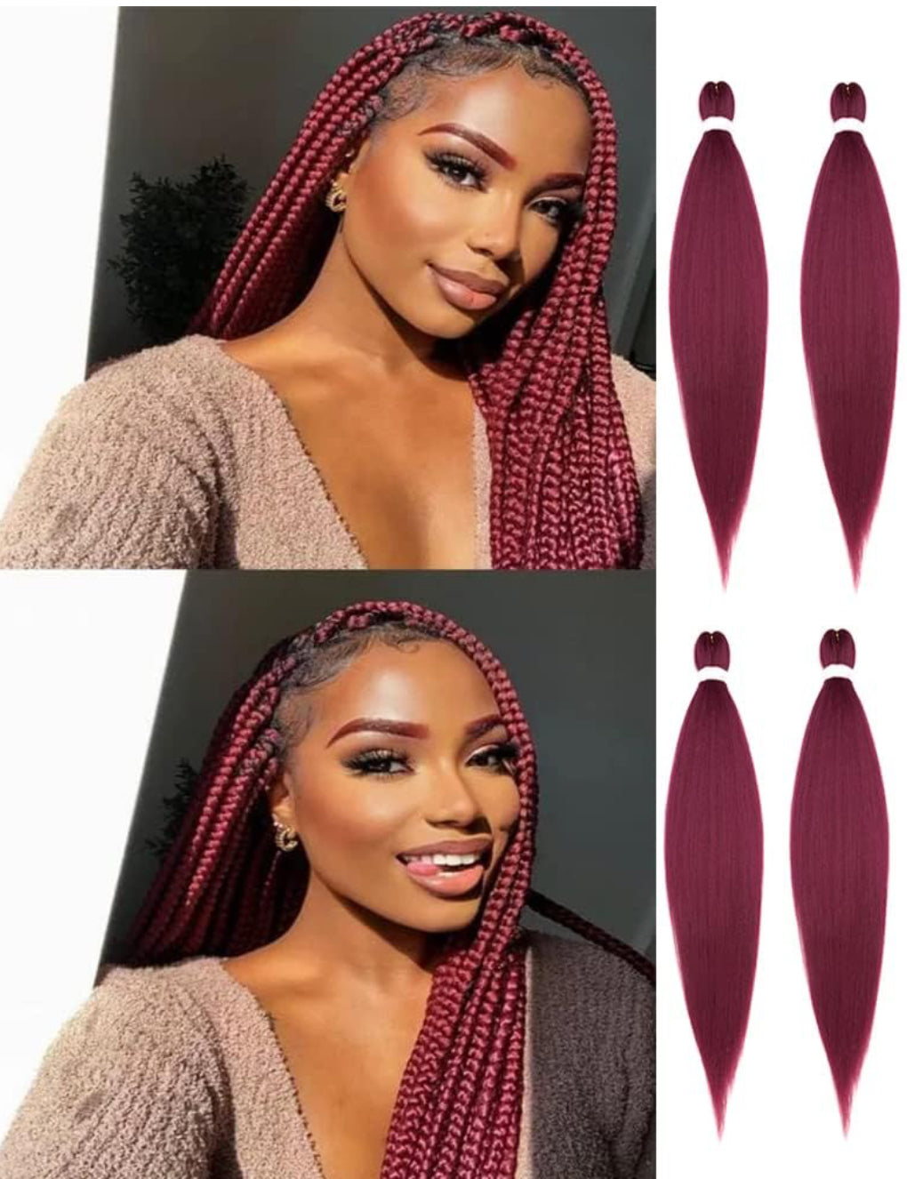 Braidid 2 in 1 Prestretched Braiding Hair – Tangle-Free & Easy