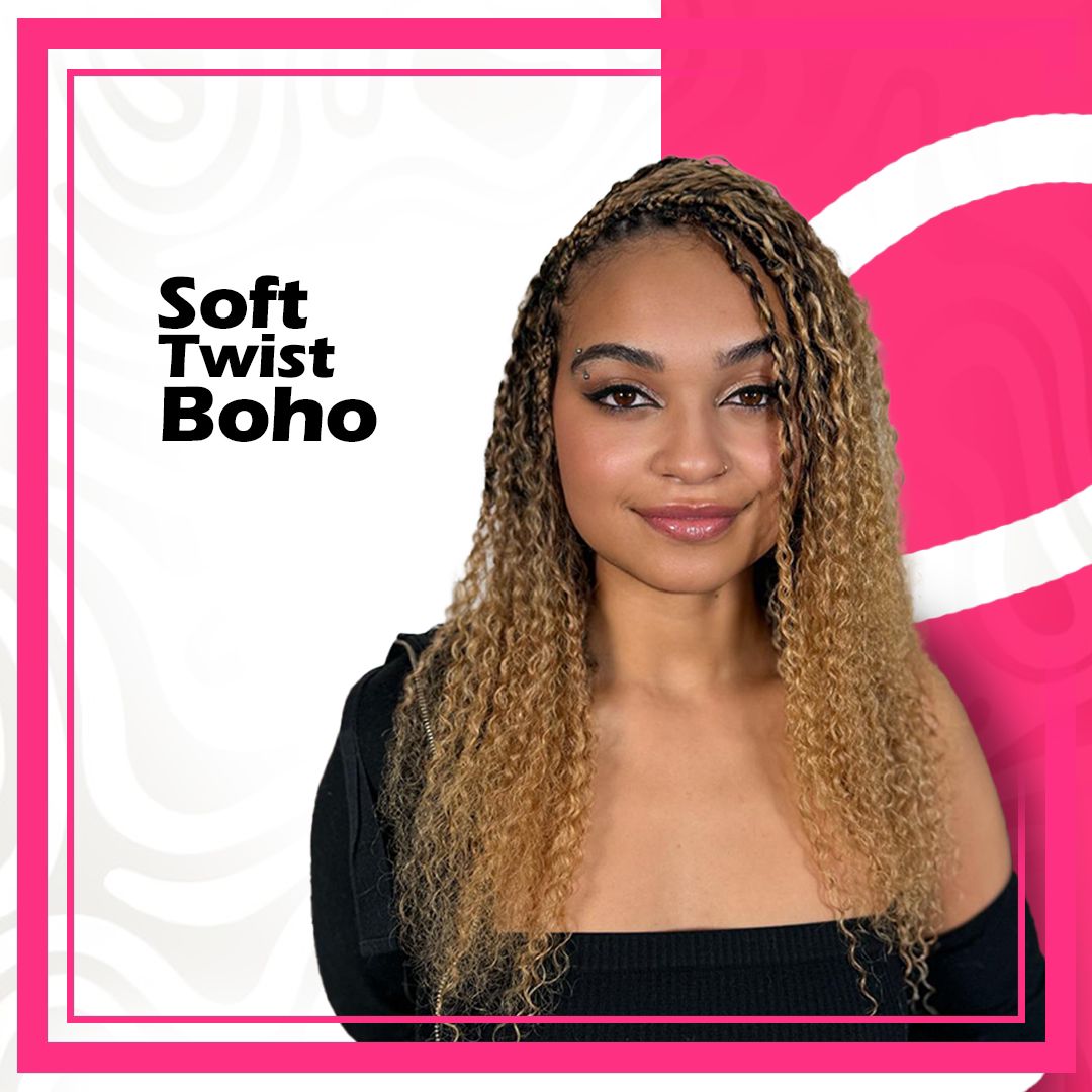 Human Soft Twist Boho Hair – Natural Twist Extensions