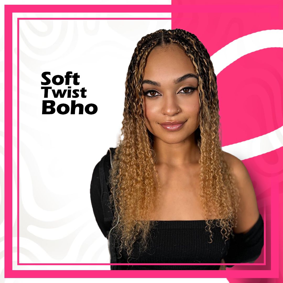 Human Soft Twist Boho Hair – Natural Twist Extensions