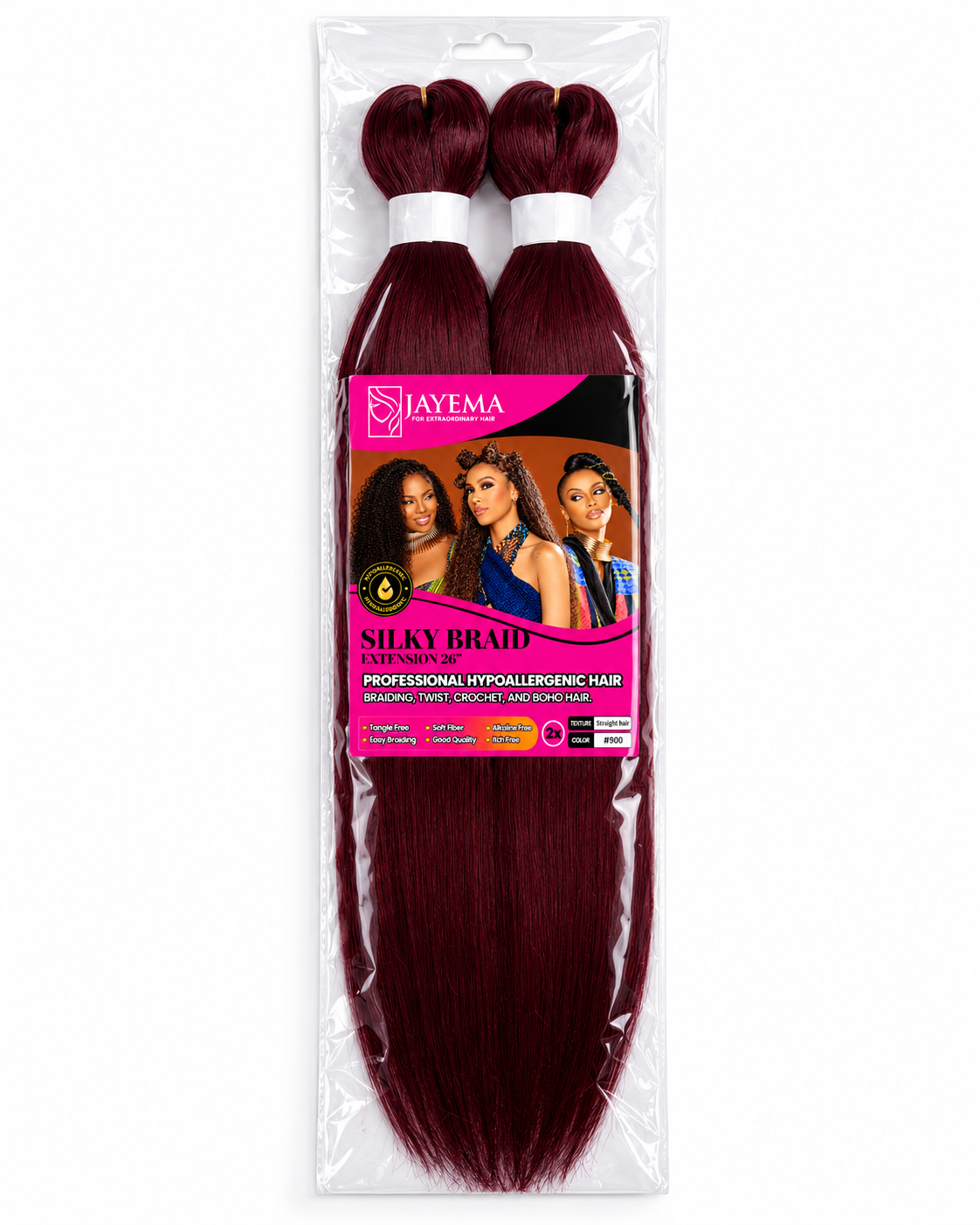 2 in 1 Prestretched Braiding Hair Extensions