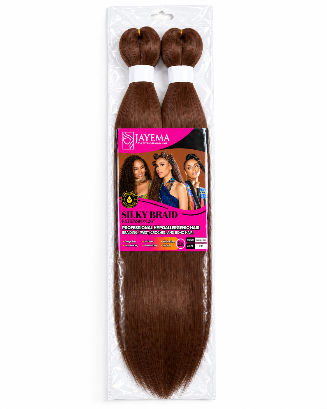 2 in 1 Prestretched Braiding Hair Extensions