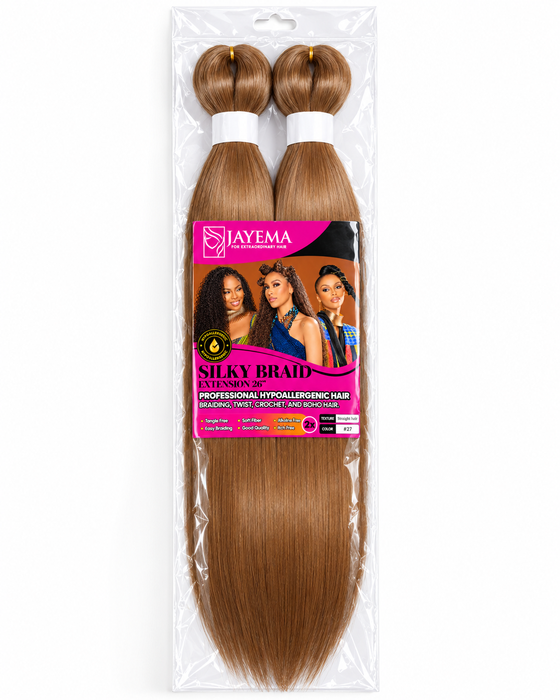 2 in 1 Prestretched Braiding Hair Extensions