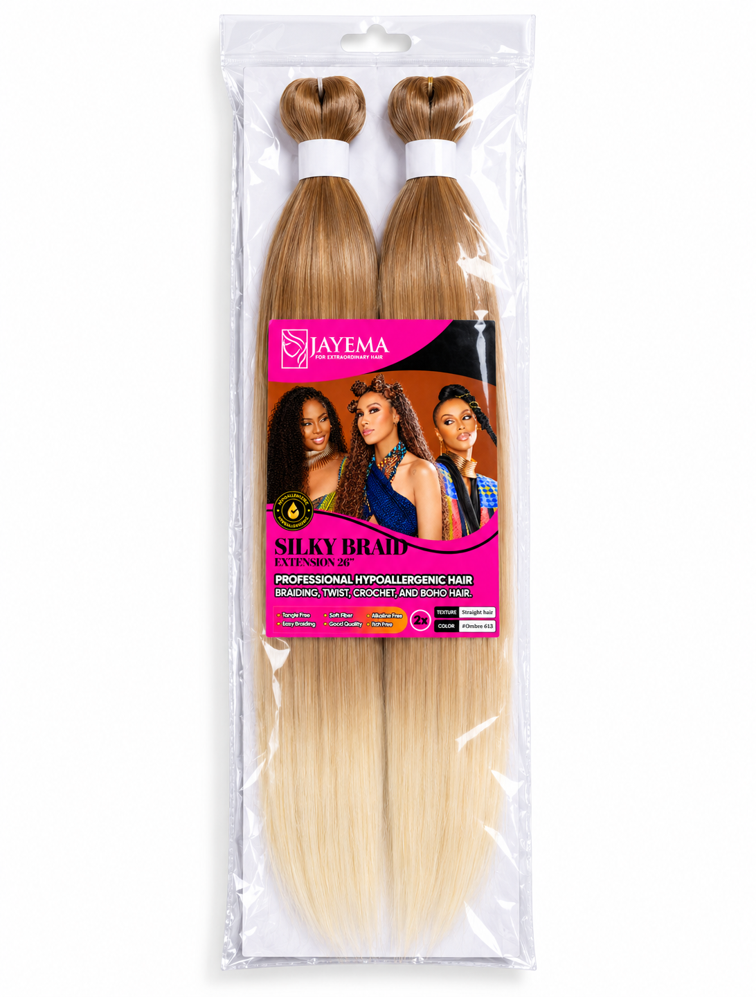Signature Ombre Straight 2 in 1 Braiding Hair – Stylish Colour Blend