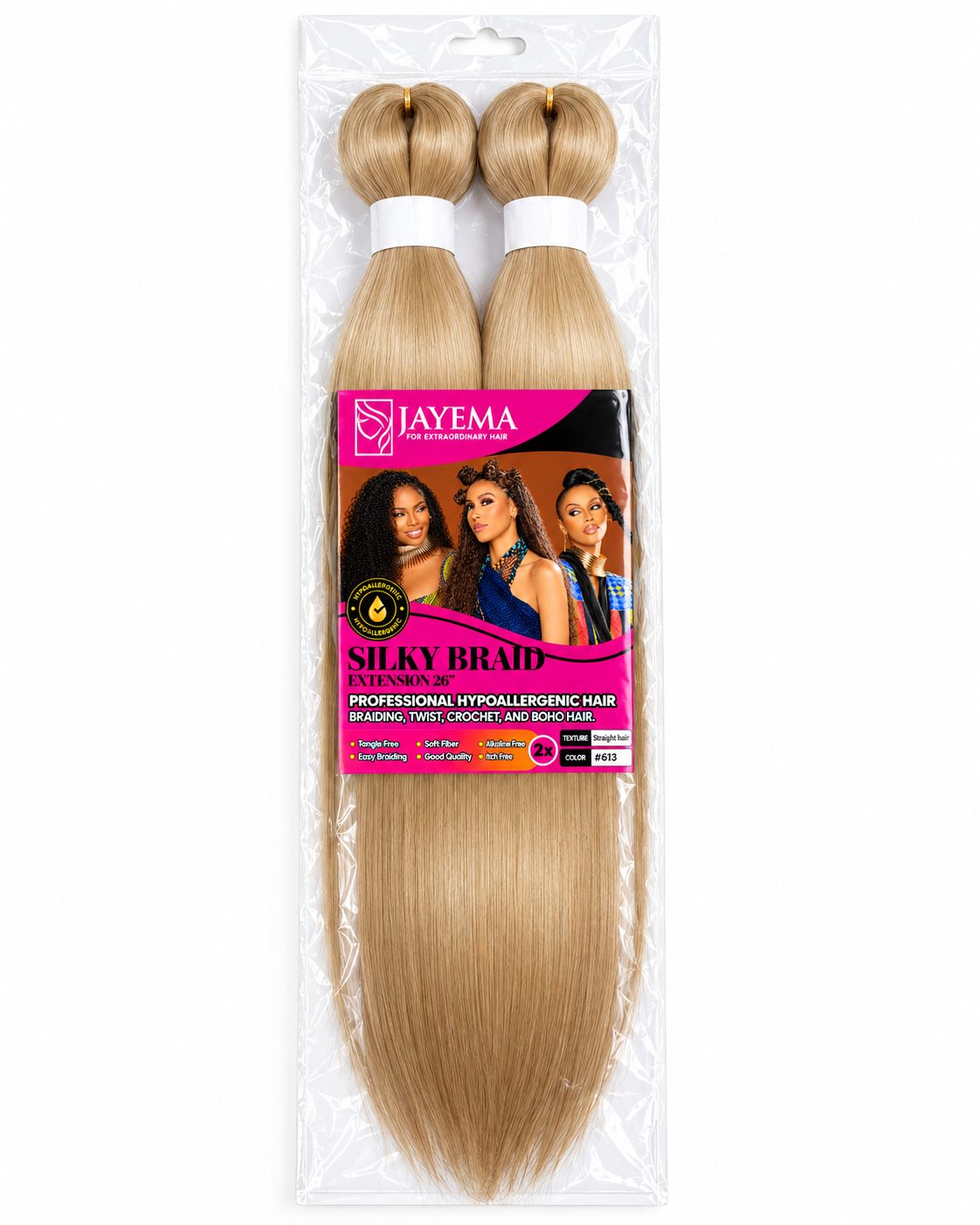 2 in 1 Prestretched Braiding Hair Extensions