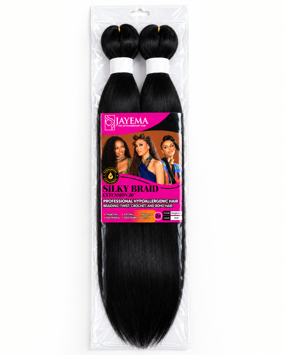 2 in 1 Prestretched Braiding Hair Extensions