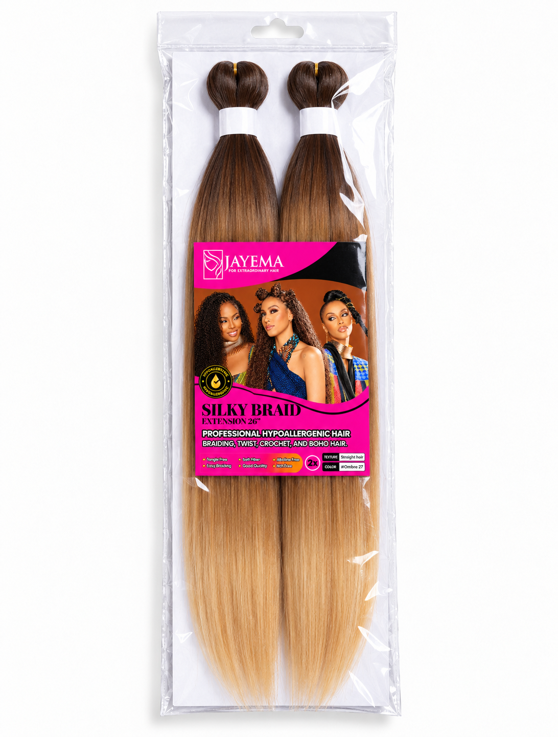 Signature Ombre Straight 2 in 1 Braiding Hair – Stylish Colour Blend
