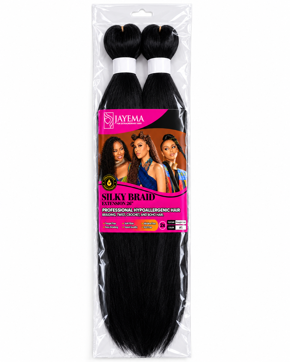 2 in 1 Prestretched Braiding Hair Extensions
