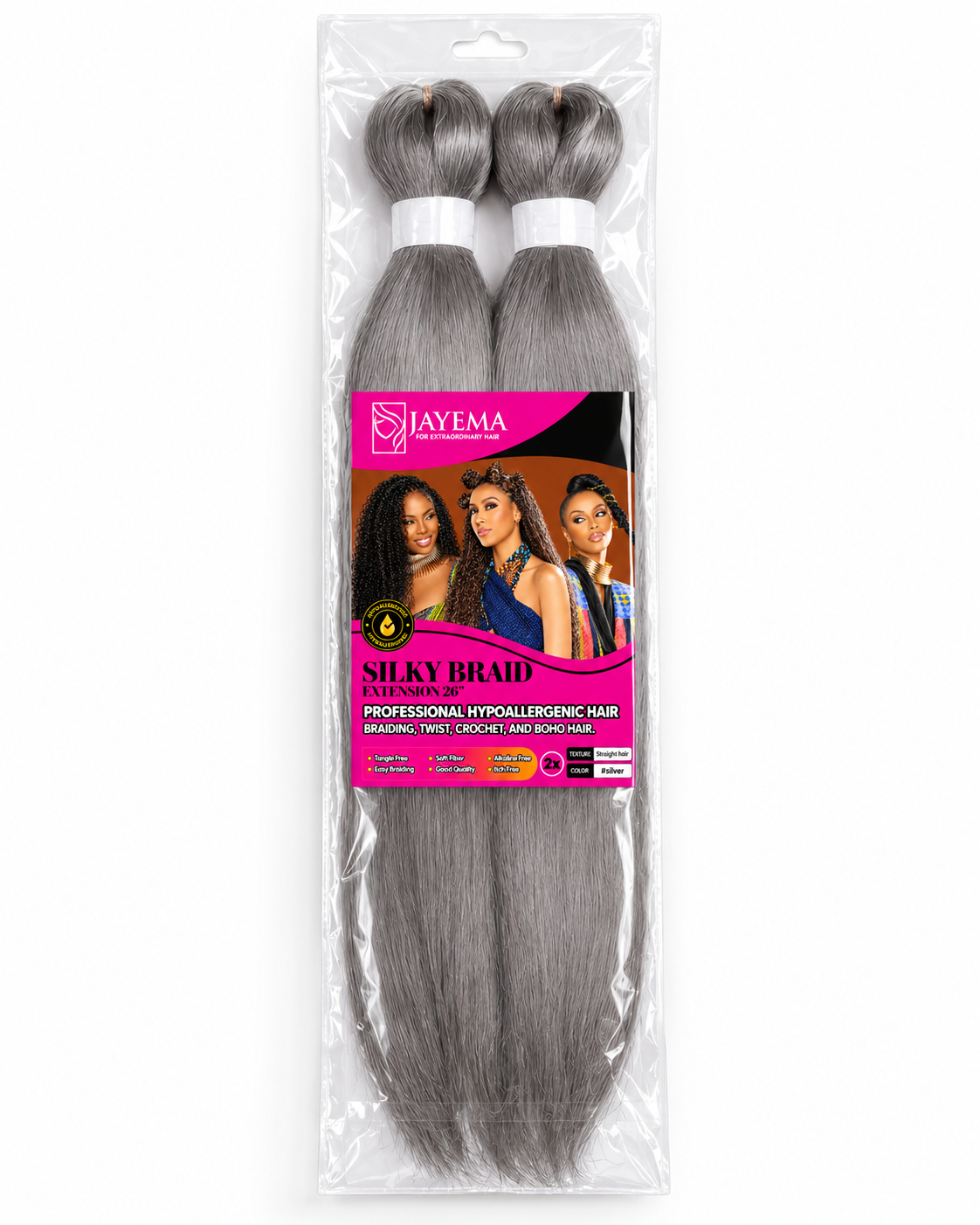 2 in 1 Prestretched Braiding Hair Extensions