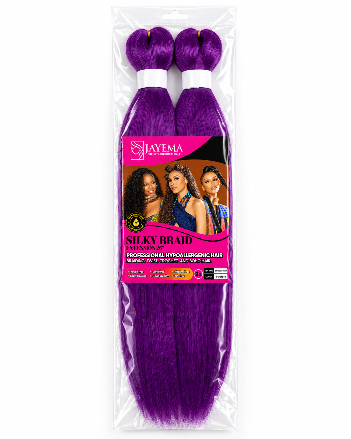 2 in 1 Prestretched Braiding Hair Extensions
