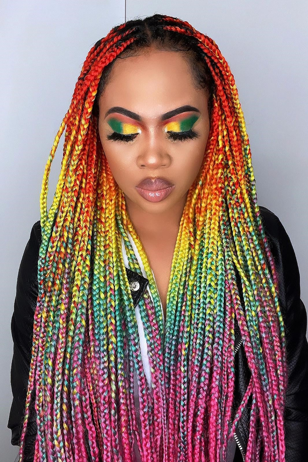 Ombre Braiding Hair – Multicolour Extensions for Stylish Looks