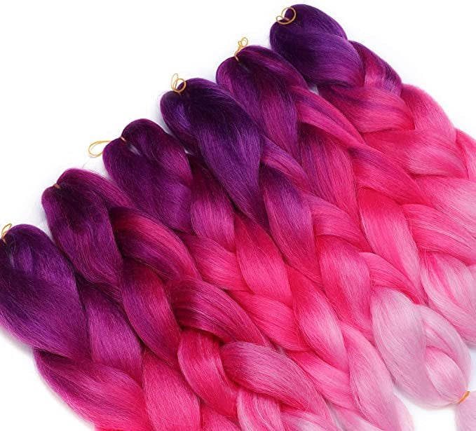 Ombre Braiding Hair – Multicolour Extensions for Stylish Looks