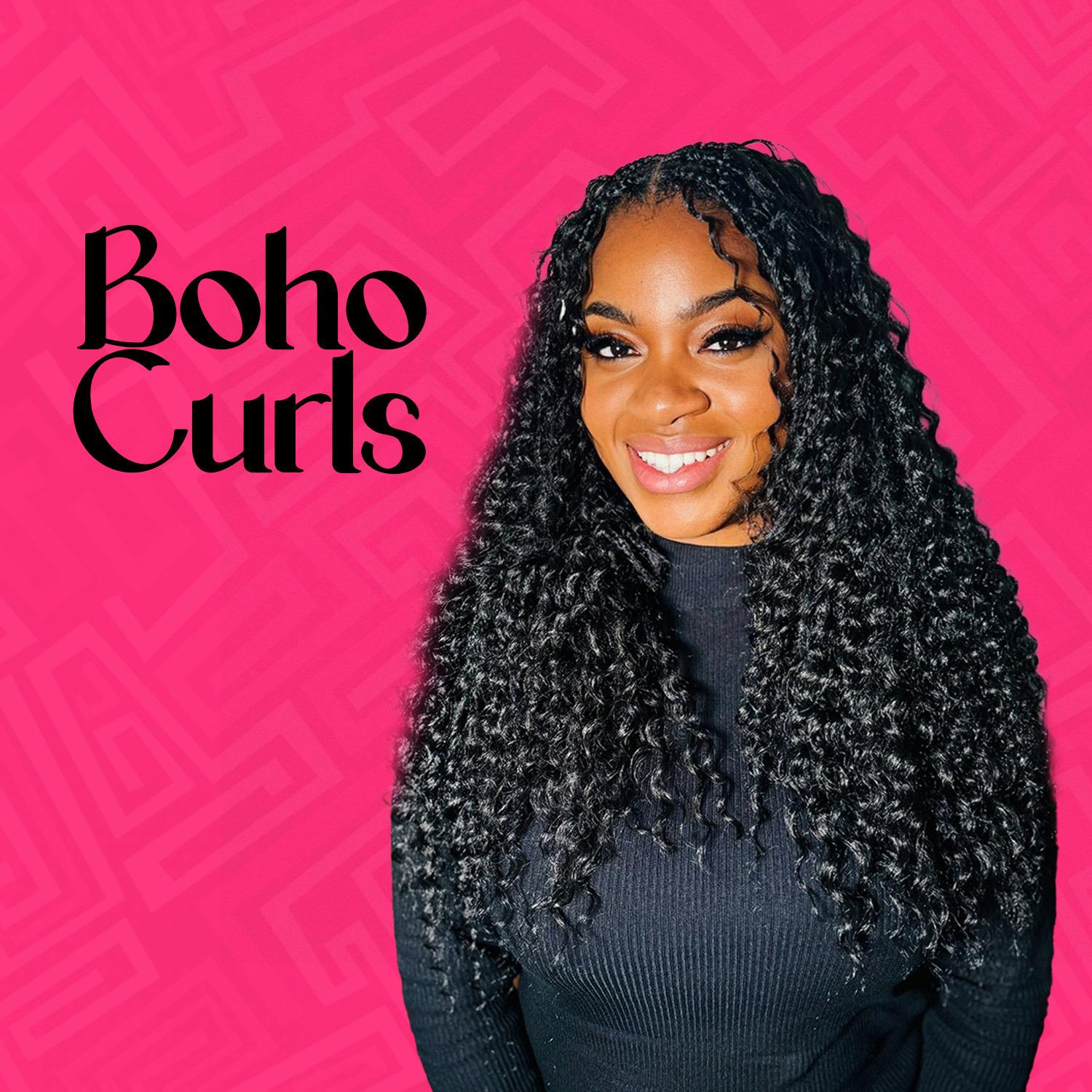 Synthetic Boho Curls 2 in 1 – Lightweight & Easy Braiding Hair