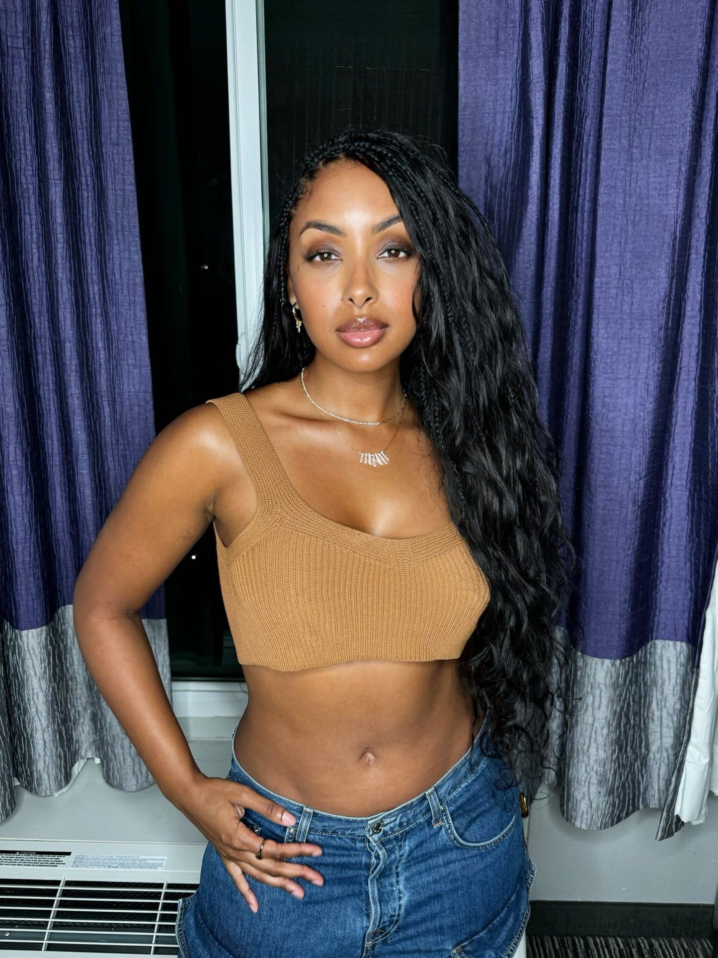 Virgin human curly boho hair – lightweight natural curly extensions
