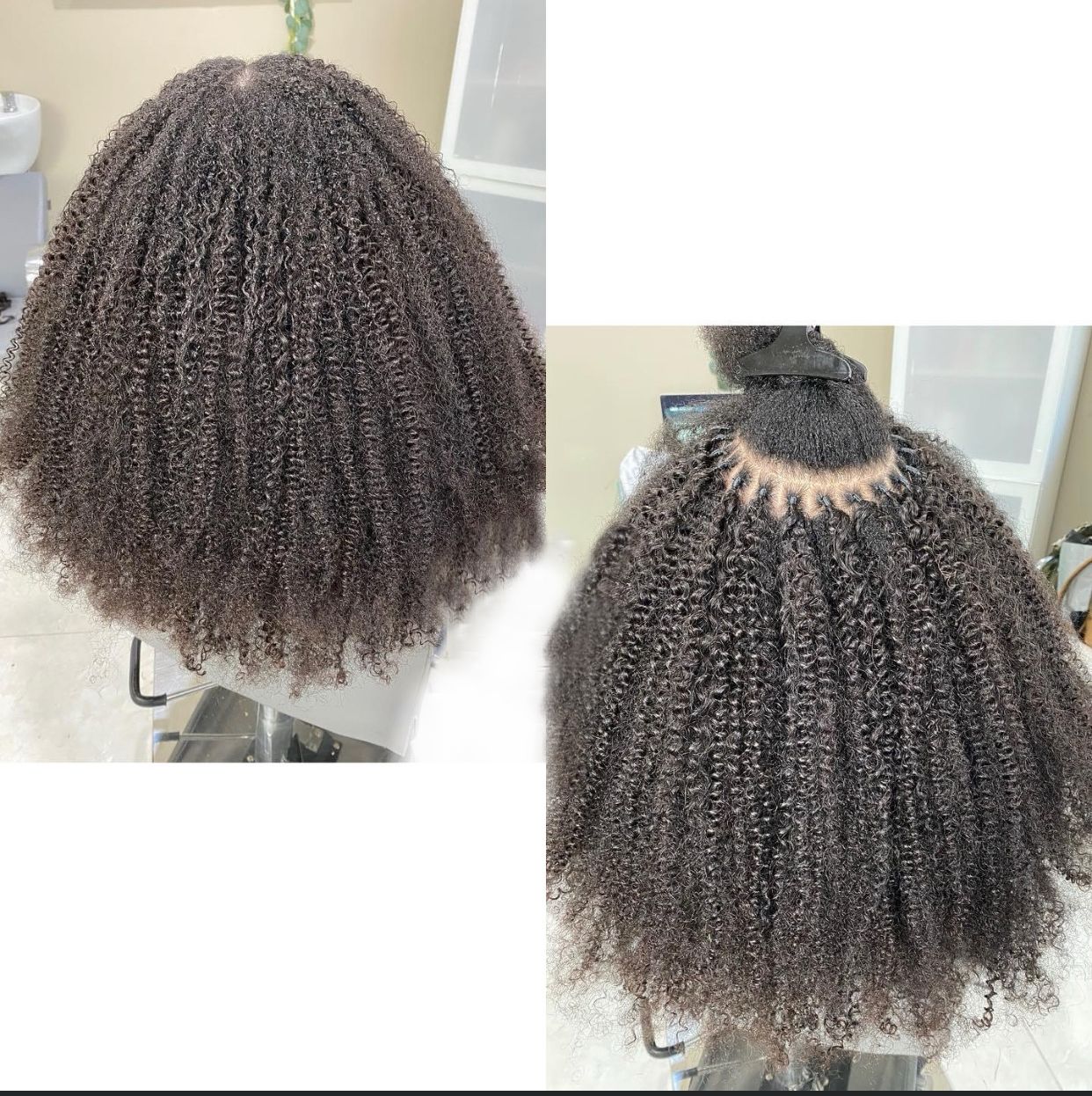 Raw Virgin Weft Hair – Kinky & Yaki Texture Extensions